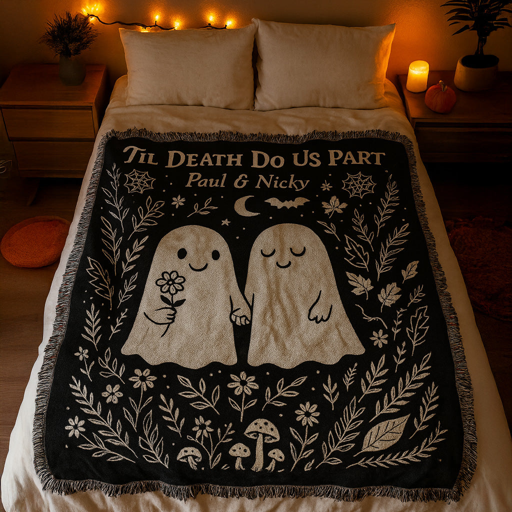 Spooky Soulmates - Custom Woven Blanket