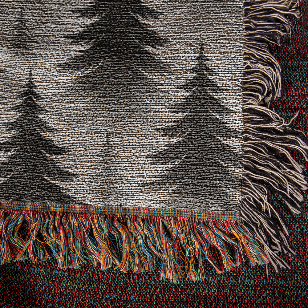 Evergreen Forest Woven Blanket