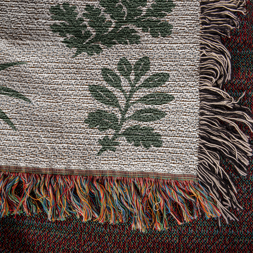 Botanical Garden Woven Blanket