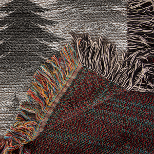 Evergreen Forest Woven Blanket