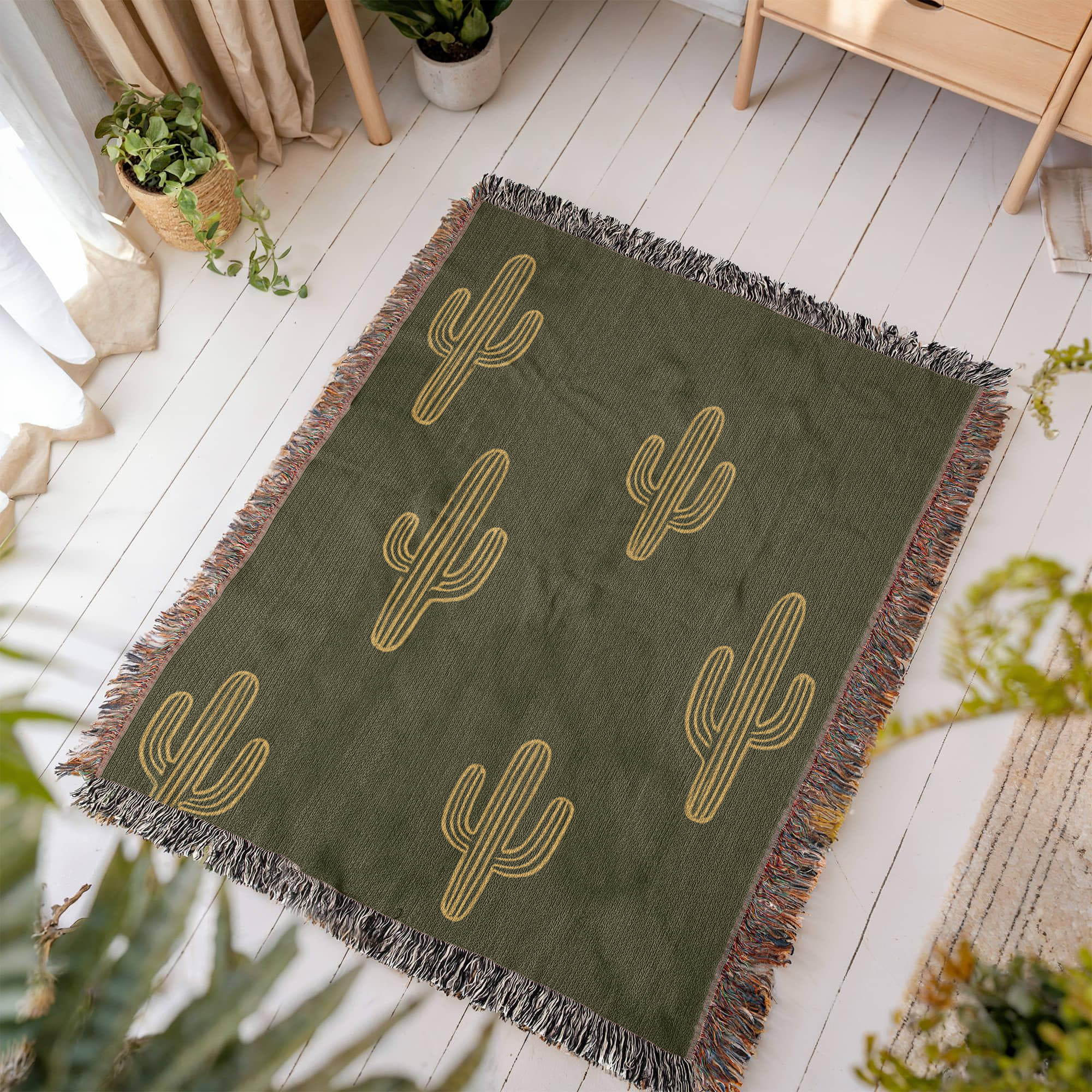 Sunlit Saguaro Blanket