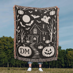 The Haunted Path - Custom Woven Blanket