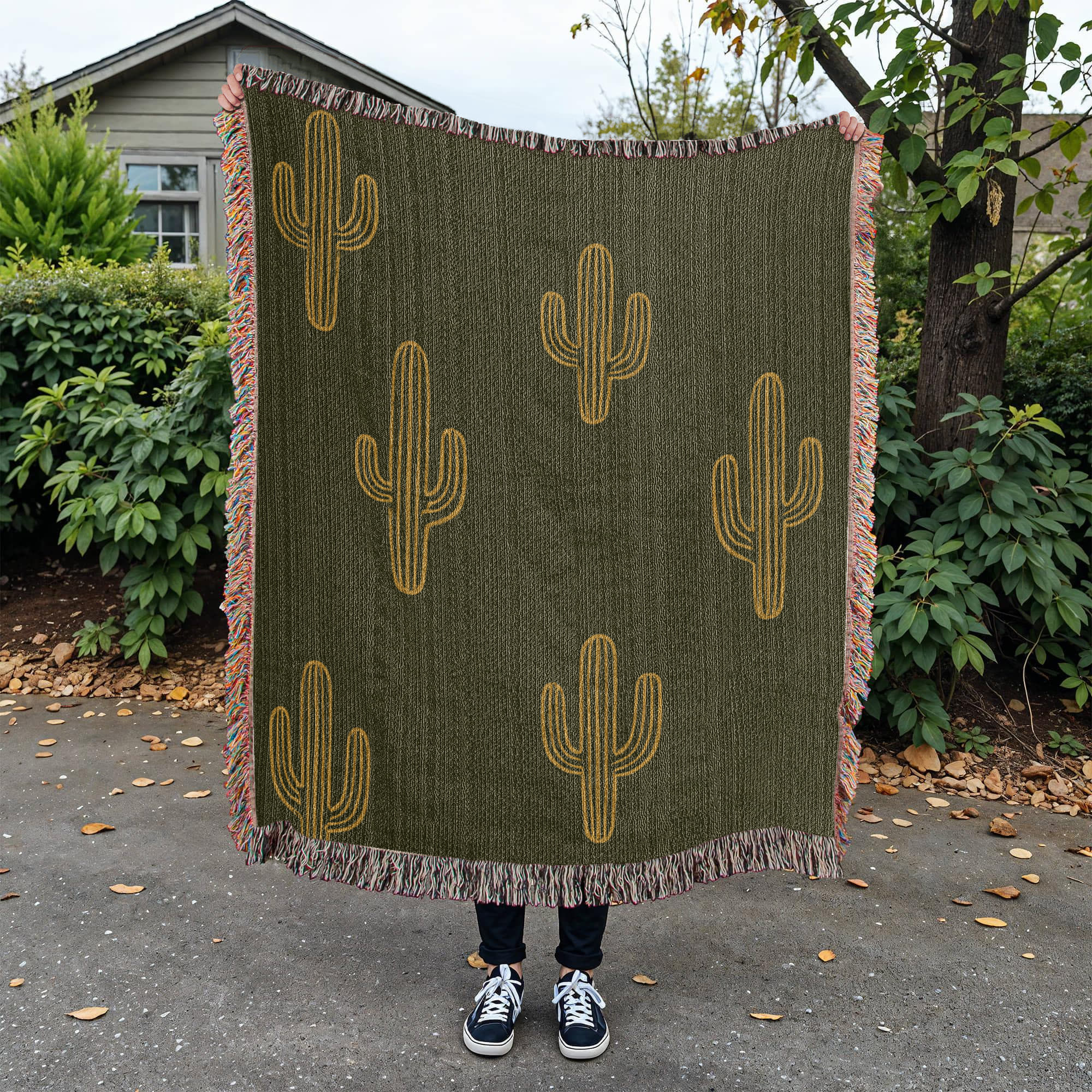 Sunlit Saguaro Blanket
