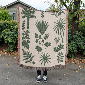 Botanical Garden Woven Blanket