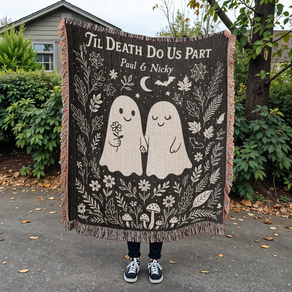Spooky Soulmates - Custom Woven Blanket