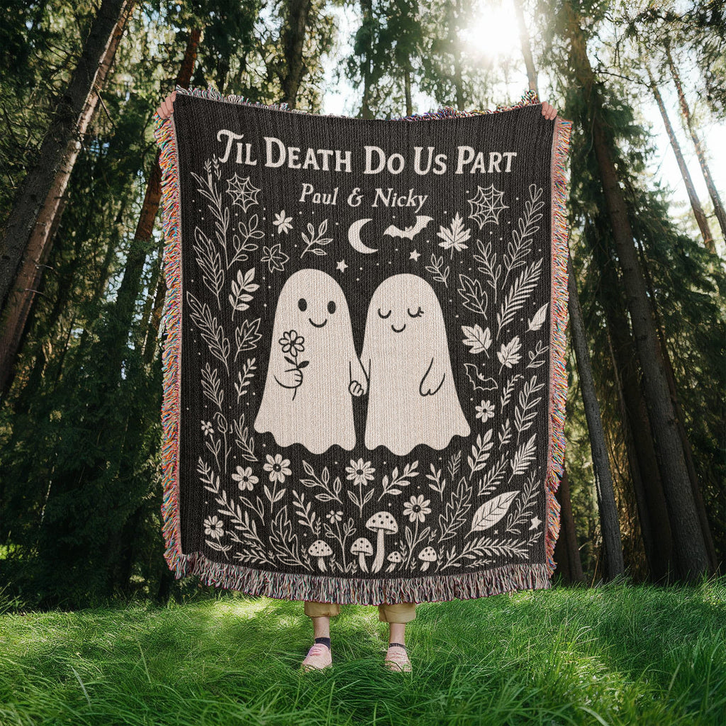 Spooky Soulmates - Custom Woven Blanket