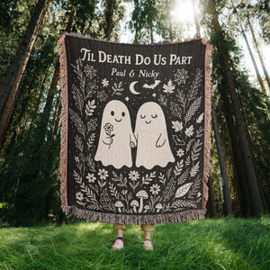 Spooky Soulmates - Custom Woven Blanket