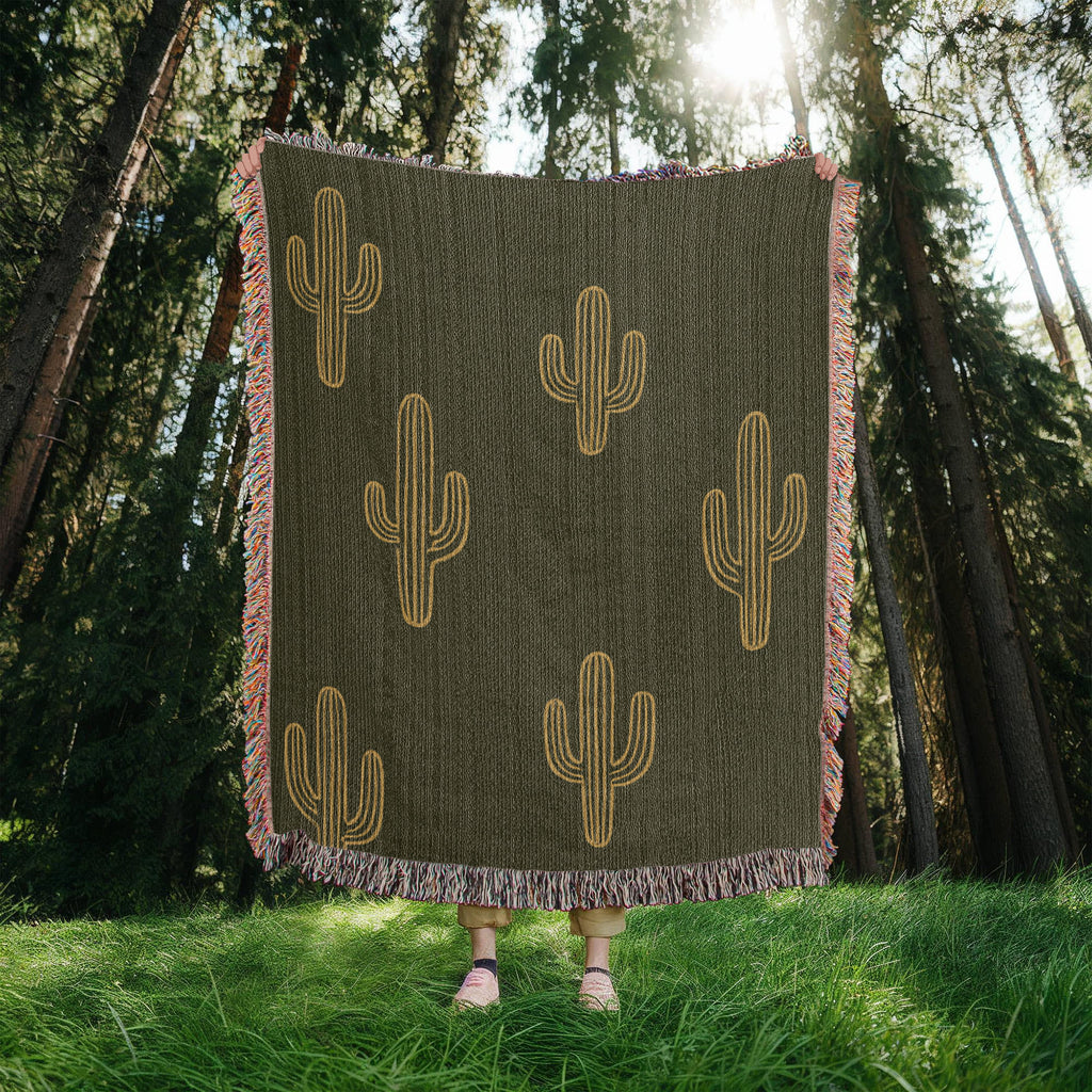 Sunlit Saguaro Blanket