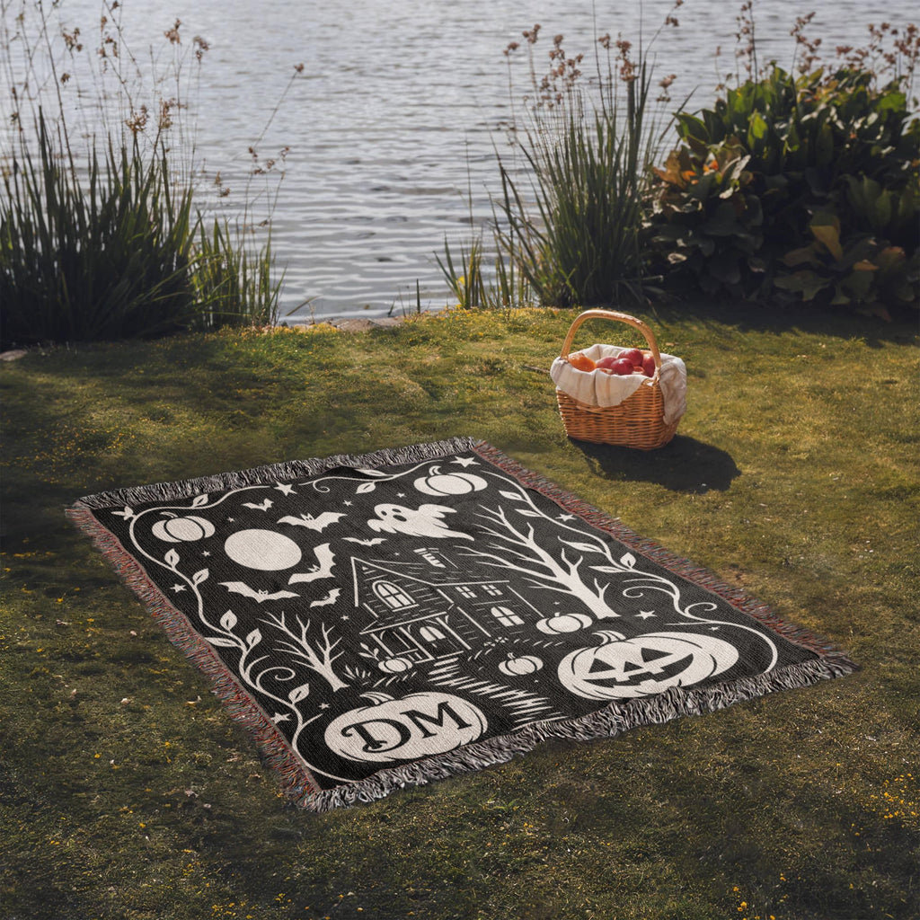 The Haunted Path - Custom Woven Blanket