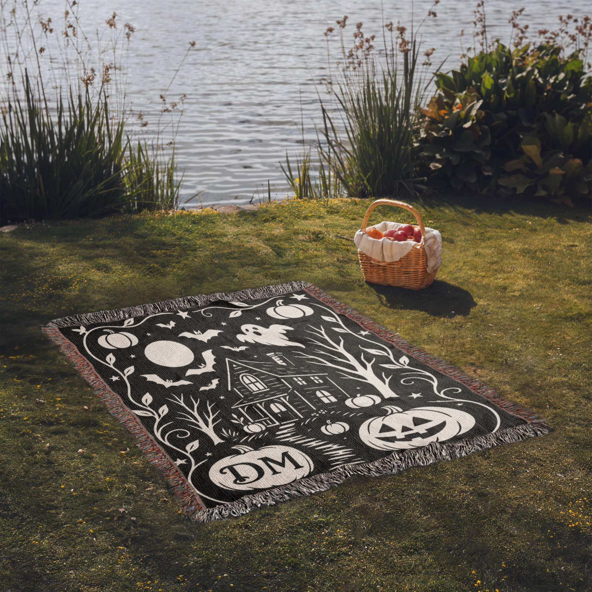 The Haunted Path - Custom Woven Blanket