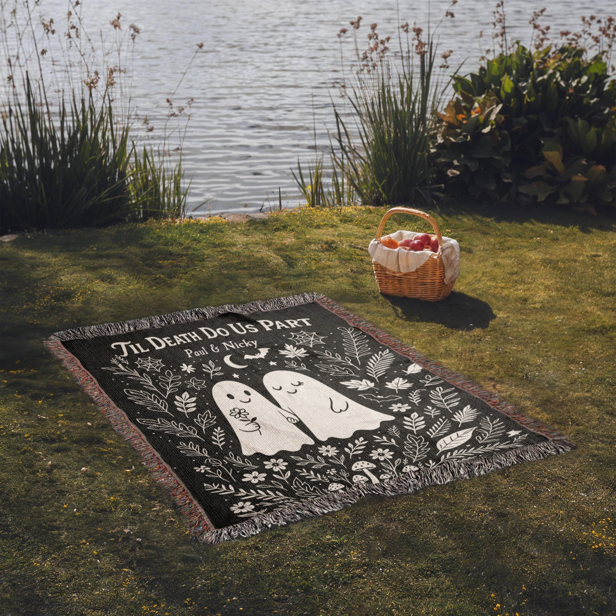 Spooky Soulmates - Custom Woven Blanket