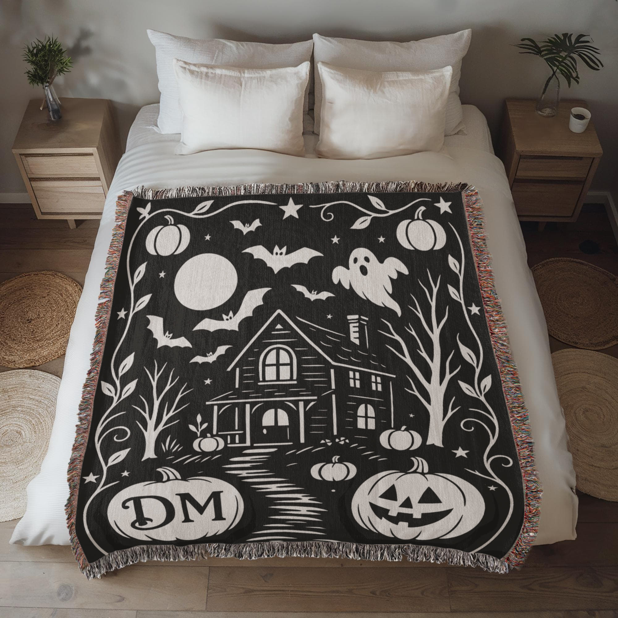 The Haunted Path - Custom Woven Blanket