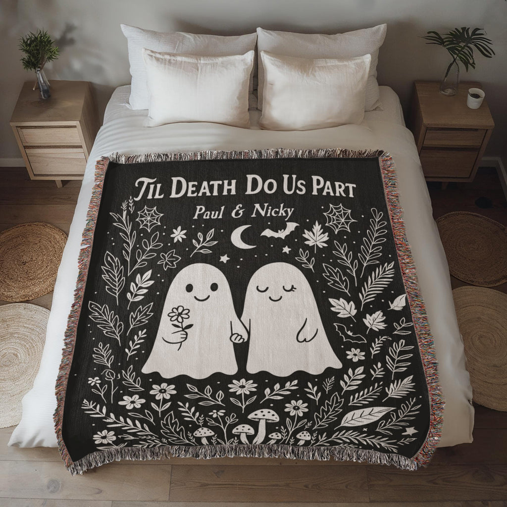 Spooky Soulmates - Custom Woven Blanket