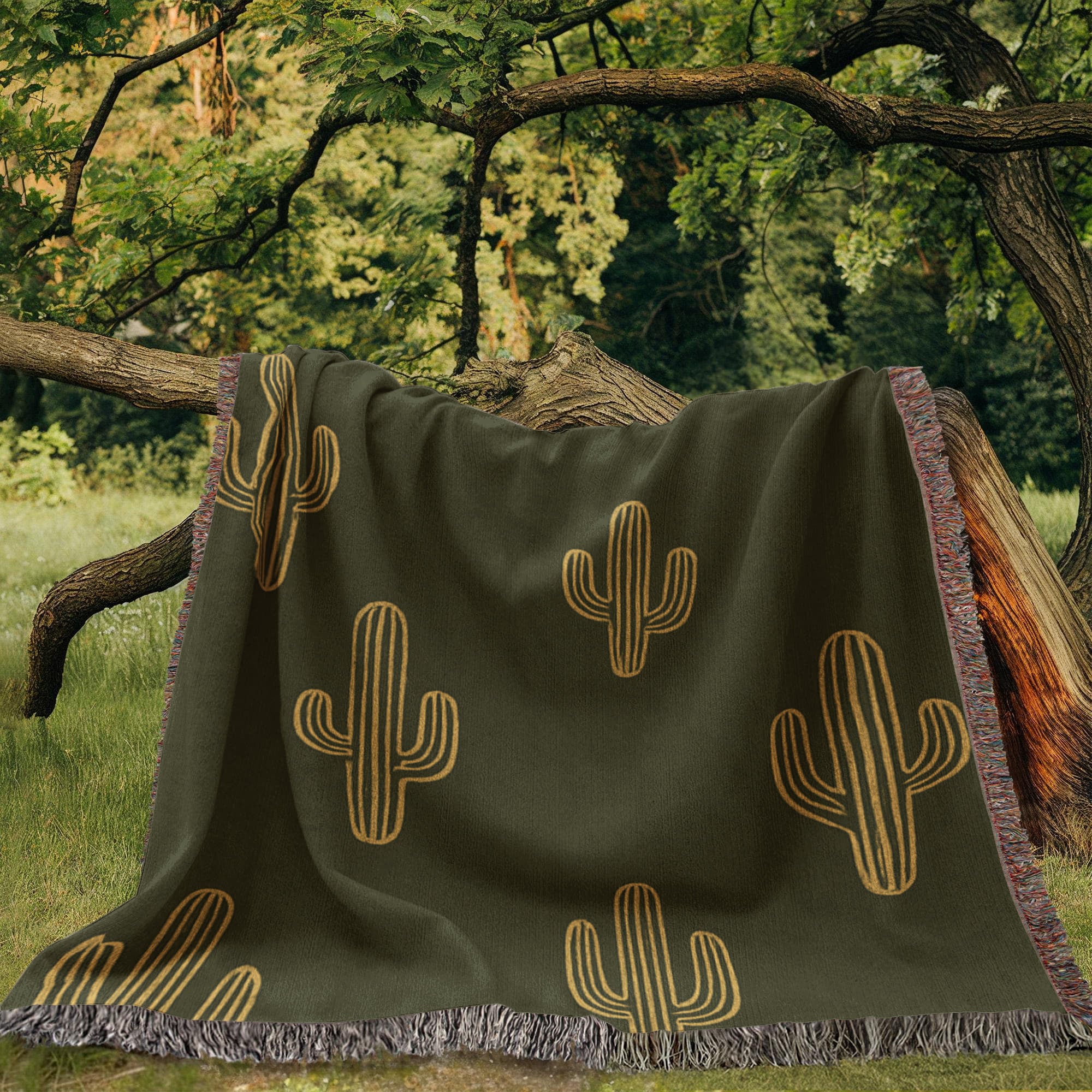 Sunlit Saguaro Blanket