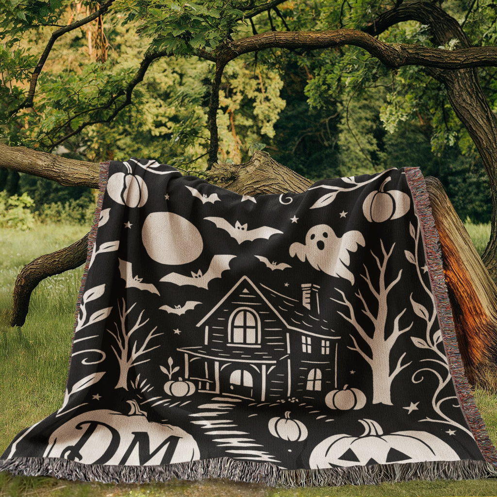 The Haunted Path - Custom Woven Blanket