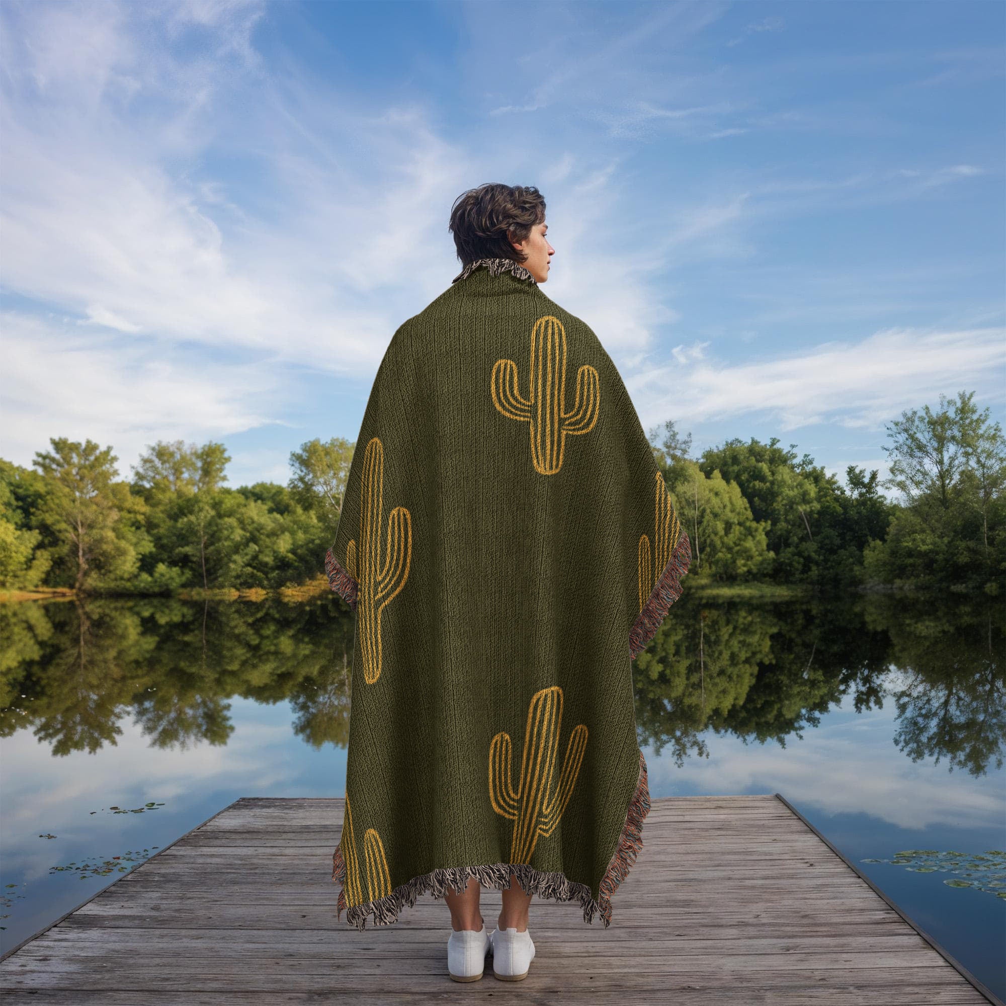 Sunlit Saguaro Blanket
